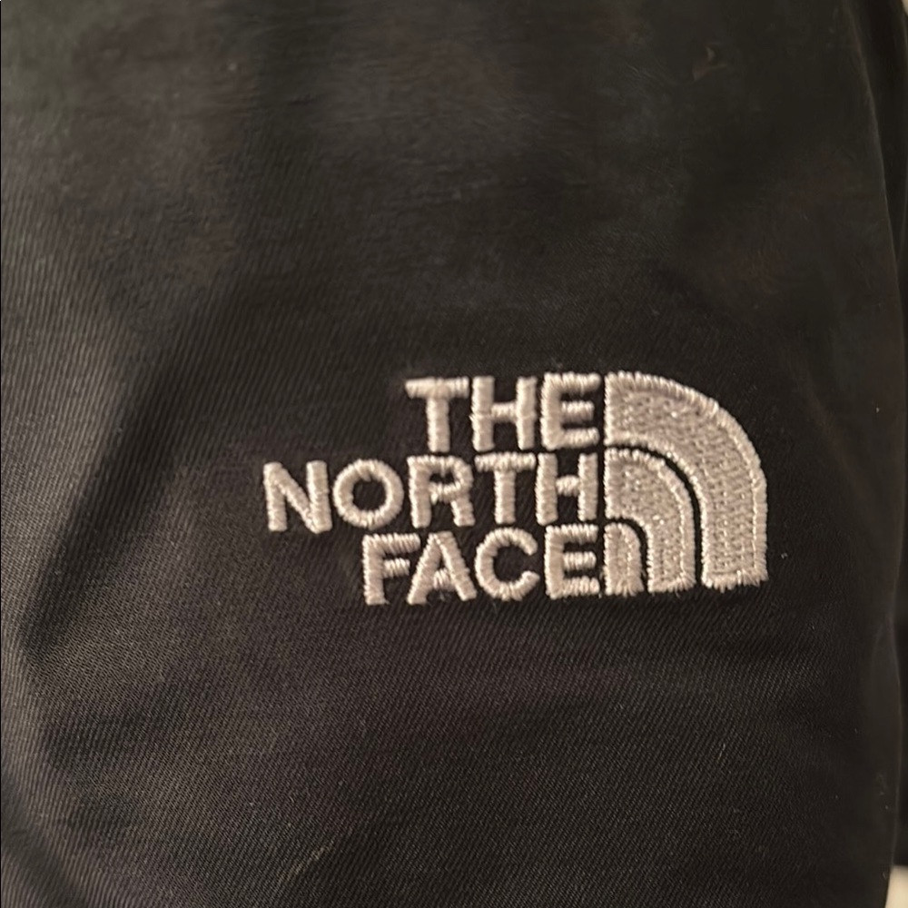 North Face Black Hooded Parka with Fur Trim - Picture 3 of 5